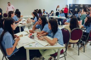 Alunas encerram ciclo do Meninas Fortes e projeto com meninos é iniciado