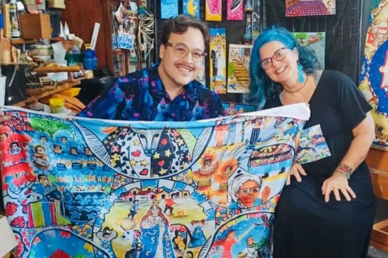Arte naif, poeta mentiroso, natureza, literatura, cartas e Vozmecê no Fazendo Arte