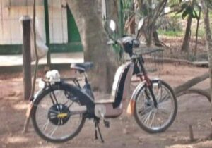 Bicicleta elétrica é roubada em Coxim; Família pede ajuda da população