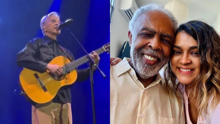 Caetano Veloso homenageia Preta Gil e Gilberto Gil em show; veja