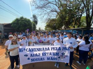 Caminhada da Paz acontece nesta quinta-feira (21) no Lageado