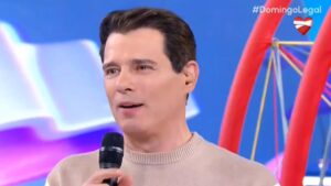 Celso Portiolli emociona ao falar sobre Silvio Santos: "Saudade"