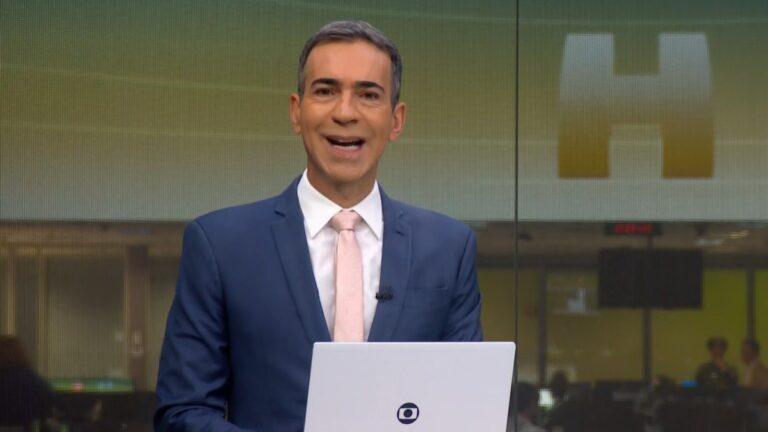 César Tralli para programa ao noticiar prisão de Hytalo Santos