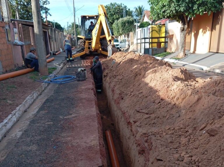 Coxim recebe mais de R$ 34 milhões em obras de saneamento do Estado