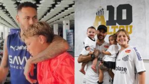 Davi Lucca ganha homenagens de Neymar Jr. e avós: "Te amo"