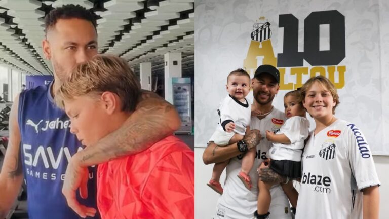 Davi Lucca ganha homenagens de Neymar Jr. e avós: "Te amo"