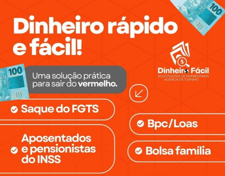 Dinheiro Fácil oferece soluções de crédito rápido em Coxim e São Gabriel