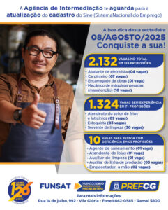Funsat encerra a semana com mais de 2 mil vagas