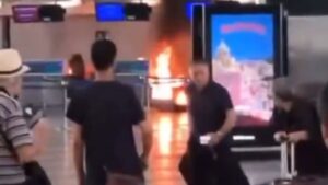 Homem ateia fogo em aeroporto e causa pânico em Milão