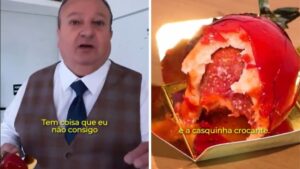 Jacquin detona morango do amor nos bastidores do MasterChef