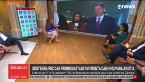 Jornalista interrompe deputado e bate-boca marca entrevista