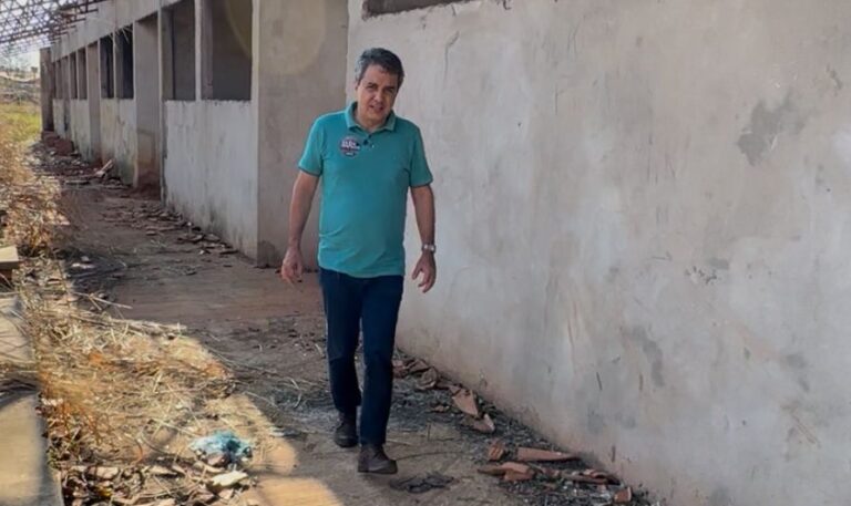 Landmark cobra retomada de obras e denuncia abandono de escola no bairro Celina Jallad