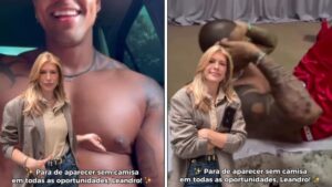 Lore Improta pede para Léo Santana parar de exibir o corpo