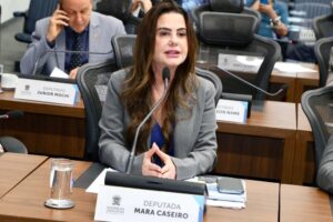 Mara Caseiro trabalha pela reforma estrutural de escola estadual em Terenos