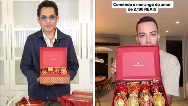 Morango do Amor de mais de R$ 2 mil conquista famosos