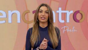 Patrícia Poeta manda recado para Faustão na Globo