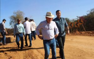 Prefeito Murilo lidera visita técnica à MS-215 e anuncia avanço para asfaltamento histórico