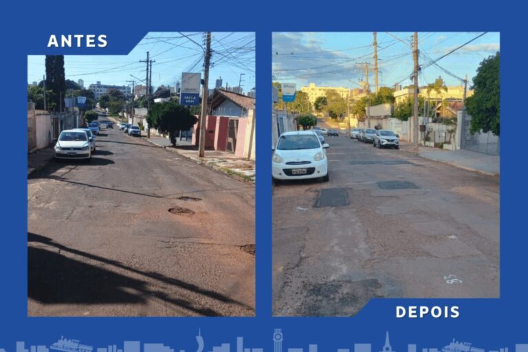 Prefeitura atende mais uma indicação do vereador Marquinhos Trad e realiza operação tapa-buraco também no bairro Cabreúva