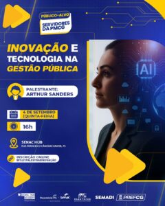 Prefeitura promove palestra sobre inovação e tecnologia na gestão pública para servidores