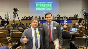 Presidente da Câmara de Coxim, Luiz Eduardo, celebra a vinda do Governador Eduardo Riedel ao Progressistas