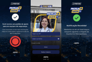 Proteja+CG: família de aplicativos é arma tecnológica da Prefeitura contra violência