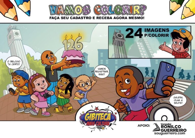Ronilço Guerreiro lança nova edição do livro de colorir que conta história de Campo Grande de forma lúdica