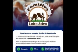 Sidrolândia recebe nesta quinta-feira a 1ª Comitiva Leite Ativo