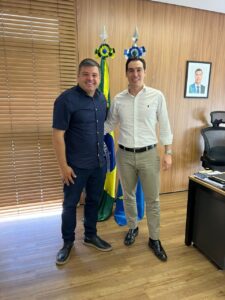 Silvio Pitu fortalece diálogo com o Governo: reunião com secretário de Gestão Estratégica projeta avanços para a cidade