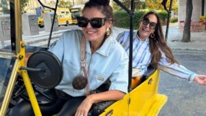 Susana Vieira se diverte em viagem com a nora para Portugal