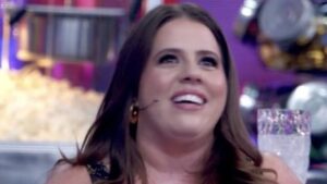 Tati Machado chora em retorno ao "Domingão": "Mudou a minha vida"