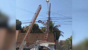 Transtorno por falta de iluminação na Nhanhá é resolvido após atuação de Tavares