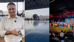 Vereador Leinha participa da inauguração do CEU das Artes no Bairro Lageado