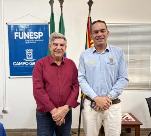 Vereador Veterinário Francisco discute parcerias com Funesp para fortalecer o esporte em Campo Grande