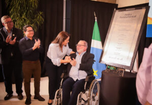 Vereadores participam do lançamento da nova Escola Sesc e da pedra fundamental do Sistema do Comércio de MS