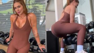 Virgínia Fonseca pega firme durante treino na academia: "Amo"