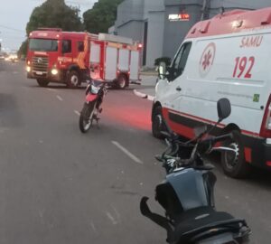 Colisão entre duas motocicletas deixa dois feridos em Coxim