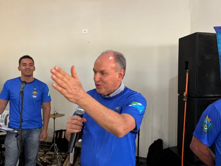 Deputado Junior Mochi prestigia 1º Encontro de Veteranos e Pensionistas da ACS Regional de Coxim