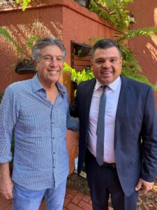 Encontro reforça diálogo político: vereador Silvio Pitu se reúne com ex-vice-governador Murilo Zauith