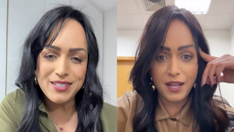 Lisa Gomes se emociona com homenagem no Aqui Agora