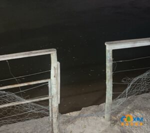 Morador de rua desaparece no Rio Taquari em Coxim
