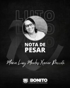 Nota de pesar pelo falecimento da professora Maria Lucy Mendes Xavier Pazette