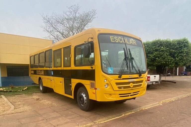 Prefeitura de Pedro Gomes compra ônibus de 60 lugares destinado à região da Serra