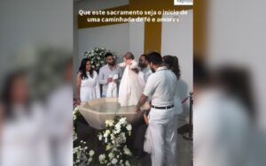 Virginia Fonseca e Zé Felipe batizam José Leonardo