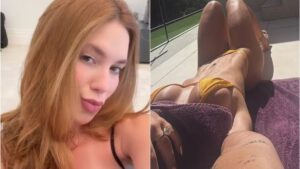 Virginia renova bronzeado em Madrid e fãs ligam viagem a Vini Jr