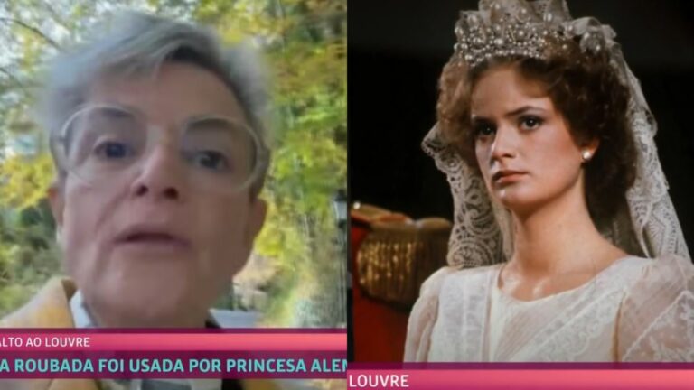 Ana Maria Braga recebe princesa que usou joia roubada no Louvre