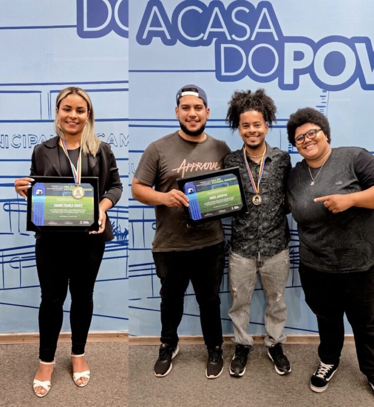 Ana Portela homenageia protagonistas do futebol amador em noite de reconhecimento na Câmara Municipal
