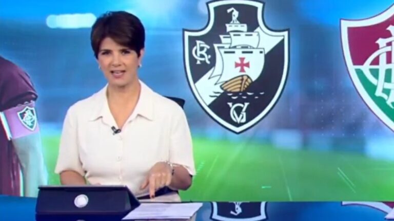Apresentadora do Jornal da Record comete gafe ao vivo