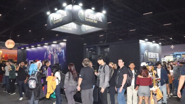 Estande do Resident Evil