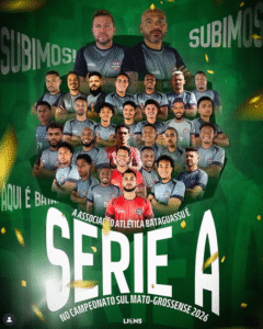 Bataguassu garante vaga para Série A e agora busca título