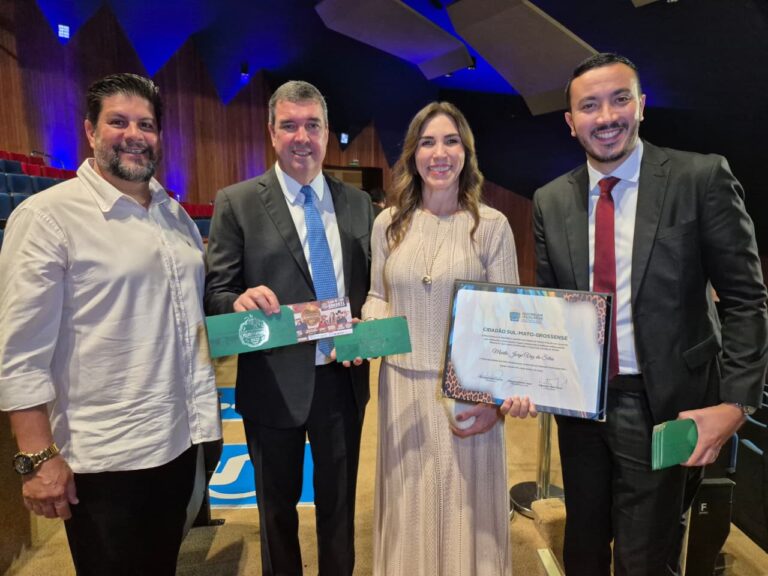 Delegado Murilo recebe Título de Cidadão Sul-Mato-Grossense em solenidade na Assembleia Legislativa de MS